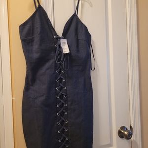 Denim casual dress